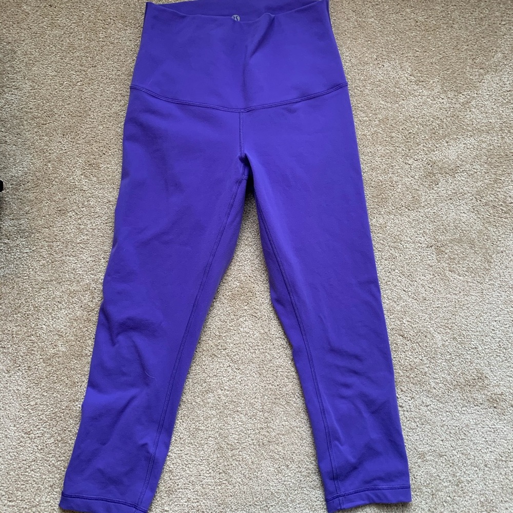 Highwaist lulu crops